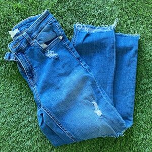 Classic Blue Distressed Women Jeans Size 4